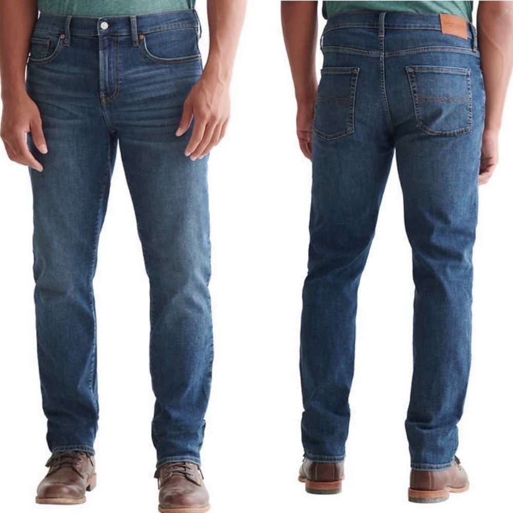 NWT Lucky Brand Size 42x32 221 Straight Leg Straight Fit Dark Wash